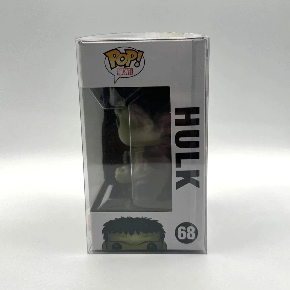 Hulk Funko Pop #68 Marvel Avengers Age Of Ultron Vinyl Figurine w/ Pop Protector